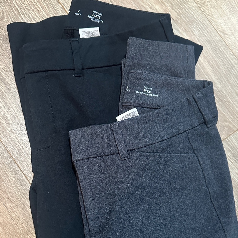 OLD NAVY PIXIE PANTS BUNDLE SIZE 4 petite